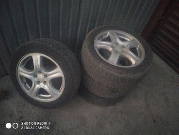 зимние шины на gx: Колеса в сборе 205 / 55 / R 16, Всесезонная, Б/у, Комплект, Легковые, Литые, отверстий - 5