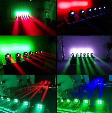 mojca simpo cena: Roto Moving Head LED RGB 60W Beam Wash 4IN1 DMX. LED RGB 60W Beam Wash — 4