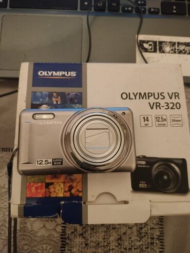 Fotokameralar: Olympus VR 320 Fotoaparat 14 megapiksel Üzərində adapter, batareya, 8