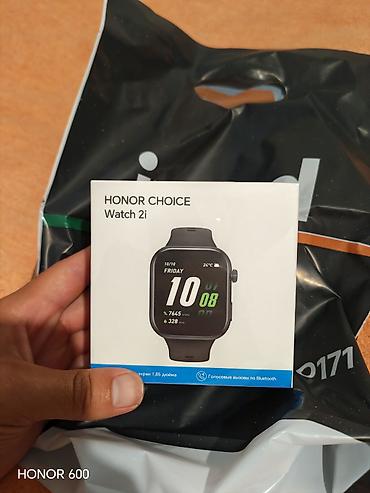 saat alan: HONOR CHOICE Watch 2i (KCH-WB02) – qara rəng. Açilmamish saatdi tep — 1