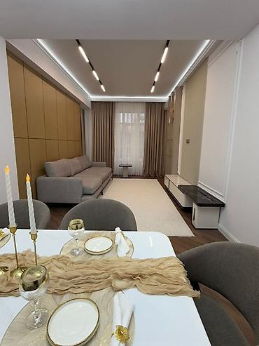 квартирв: 2 комнаты, 70 м², Асанбай мкр Элитка, 9 этаж, Дизайнерский ремонт — 3