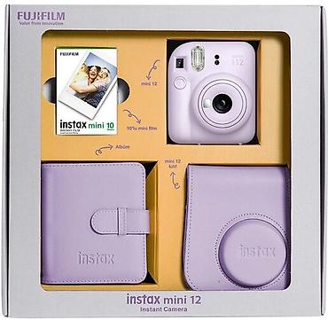 bakcell paketler: FUJIFILM Instax mini 12 – Lila rəngdə instant kamera dəsti Dəstın — 1
