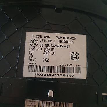 Panellər, şitlər: BMW F30/F32 üçün orijinal sürücü paneli (instrument cluster) - — 6