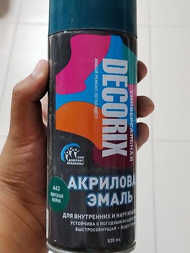 Аэрозольная краска в баллончиках, Для наружной работы, 520 мл, Быстросохнущая