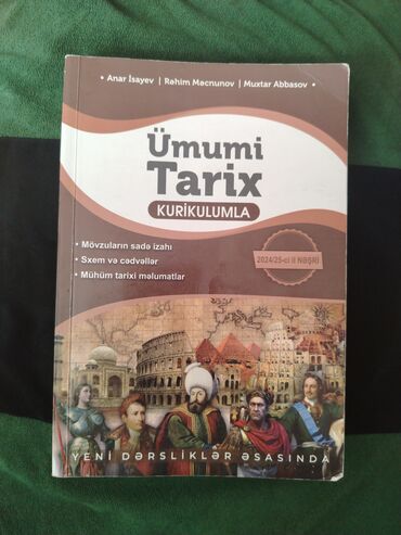 Digər: Anar İsayev Ümumi tarix kitabı. Kitab ən son nəşrdir. Çox səliqəli