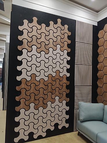 3D panellər: Dekorativ 3D divar panelləri – təbii taxta teksturası ilə Məhsul — 7