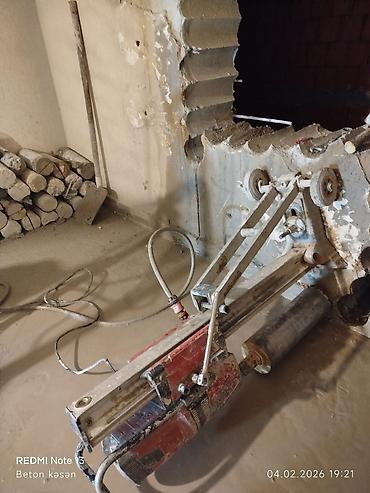 Beton işləri: Beton kəsmə və deşmə xidməti - Hilti DS-BG 80 divar mişarı və Hilti — 21