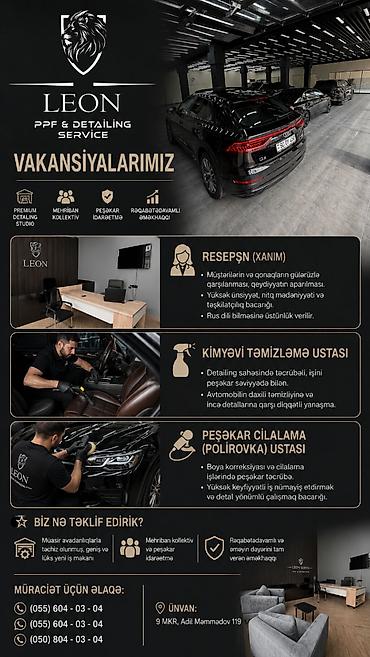 работа ресепшн баку: 📋 Aktiv Vakansiyalarımız: 👩‍💼 Resepşn (Xanım) Müştərilərin və — 1