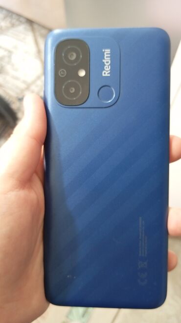 ekran qoruyucusu: Redmi 12C, 256 GB, rəng - Göy, Barmaq izi
