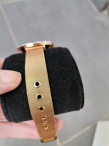 Ručni satovi: Predivan ženski sat s cirkonima, rose gold, kao nov — 7