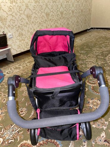 детские коляски для кукол: Коляска, цвет - Розовый