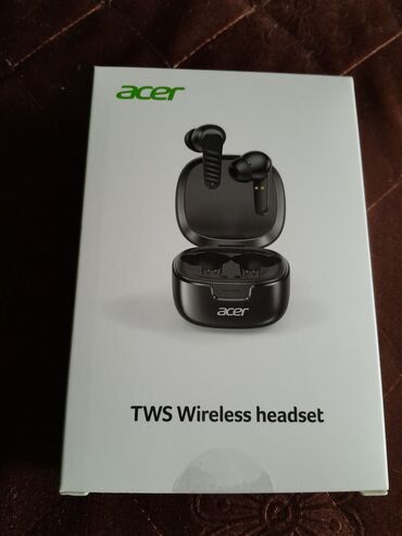 Mobil telefonlar üçün digər aksesuarlar: Acer TWS Wireless Headset - Tam simsiz (TWS) qulaqlıq dəsti - Qara