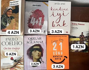 Книги и журналы: Satılır: müxtəlif dillərdə kitablar toplusu Janrlar: bədii ədəbiyyat — 1
