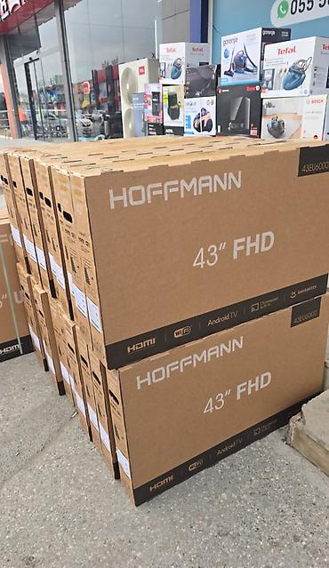 Yeni Televizor Hoffmann LED ekran 43" FHD (1920x1080), Rayonlara çatdırılma
