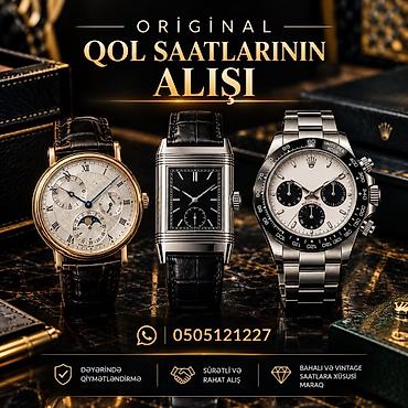bakida saat: Original qol saatlarının alışı – lüks və kolleksiya səviyyəsində — 1