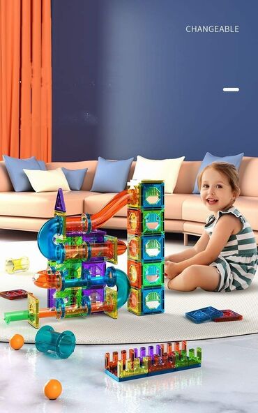 Igračke: Cena 2200din Magnetne puzzle Odlična zabava iz 73 delica Napravite — 2