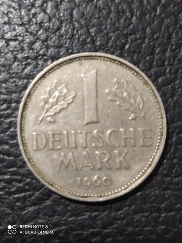 1 dollar neçe manatdir: 1 марка 1960 г