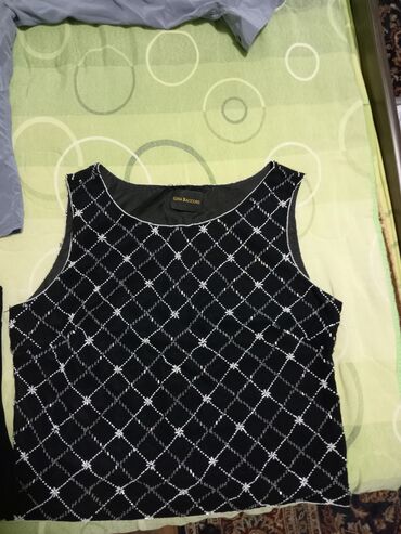 Majice na bretele: 2XL (EU 44), Cvetni, Karirani, bоја - Crna — 3