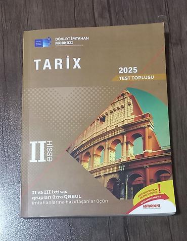Testlər: Azərbaycan Tarixi Testlər 11-ci sinif, DİM, 2-ci hissə, 2024 il — 1