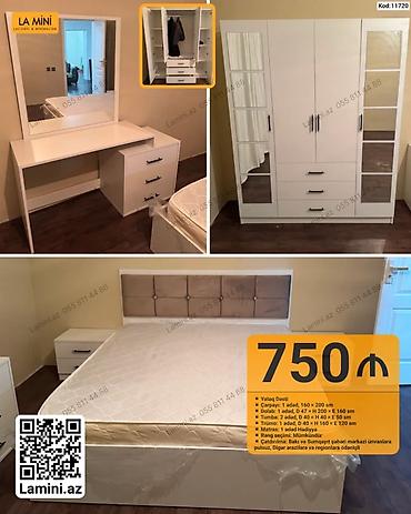 Ev və bağ: LA MINI – Yataq Dəstləri Kod: 2063 – Qiymət: 750 ₼ Tərkib və ölçülər — 9