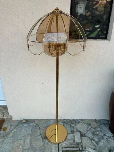 Ostali stilski nameštaj: Retro podna lampa - Mesiing / Staklo, br. 1 Retro podna lampa br. 1 U — 2