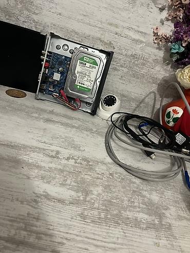 s video kabel: Müşahidə Kamerası+DVR komplekti - DVR qeydiyyatçı: daxildə WD Caviar — 1