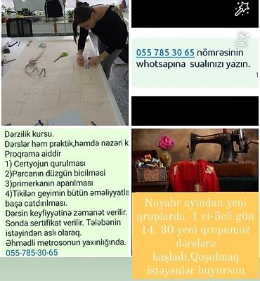 qapilar ev: Dərzilik kursları — 1
