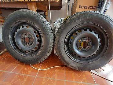 35000: 4шт титан диск менен зимние шины отл.сост.35000 сом. 175/65R14 — 4