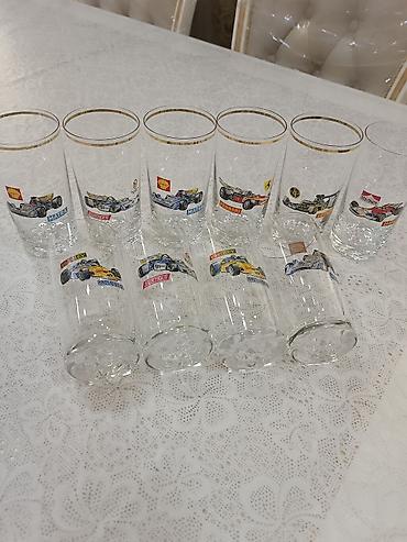 Stəkanlar: Stəkanlar, rəng - Qara, Şüşə, 14 ədədli dəst — 11