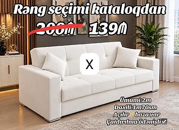 Məhsul: Açılan mexanizmalı divan - Ölçülər: ümumi uzunluq 2 m, daxili lalafo.az -da Məhsul: Açılan mexanizmalı divan - Ölçülər: ümumi uzunluq 2 m, daxili