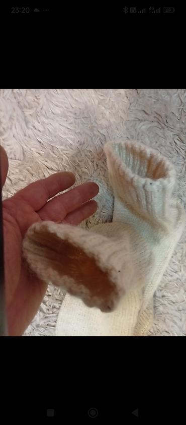 Čarape: Pletenе vunene čarape – ručni rad - Materijal: prirodna vuna, mekana — 7