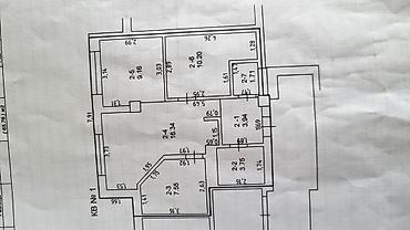 Батирлерди сатуу: 2 бөлмө, 56 м², Жеке план, 7 кабат, Евроремонт — 2