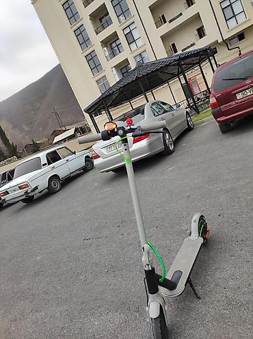 самокат: Elektrik skuter – ağ/gri rəngli, city-commute üçün ideal — 2