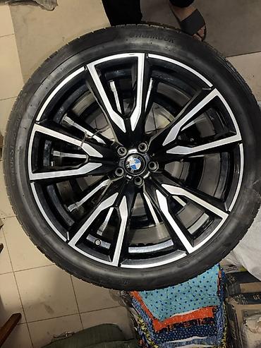 black: Литые Диски R 22 BMW, Комплект, отверстий - 5, Б/у — 4