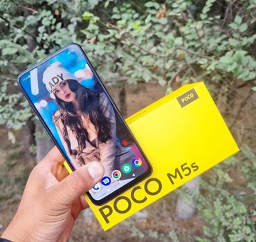 Poco: Poco M5s, Б/у, 256 ГБ, цвет - Черный, 2 SIM