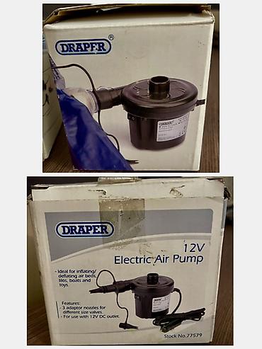 qayıqlar: Draper 12V Electric Air Pump – elektrikli hava pompası - 12V DC — 1