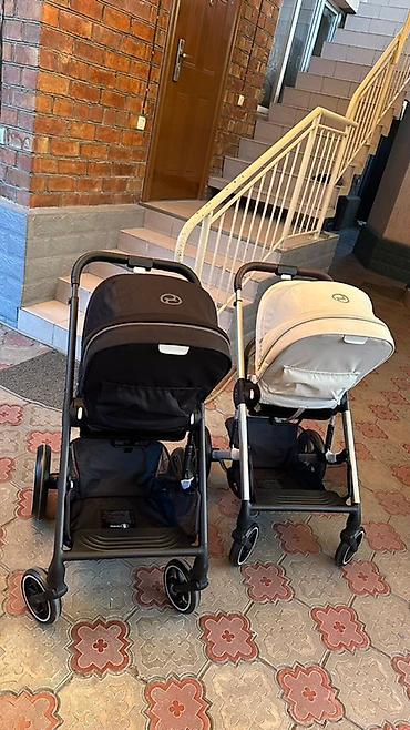 foo foo: Коляска, Cybex, цвет - Черный, Б/у, Самовывоз, Платная доставка — 1