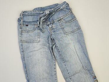 elegancką bluzki do szerokich spodni: Spodnie 3/4 Damskie, S, stan - Dobry