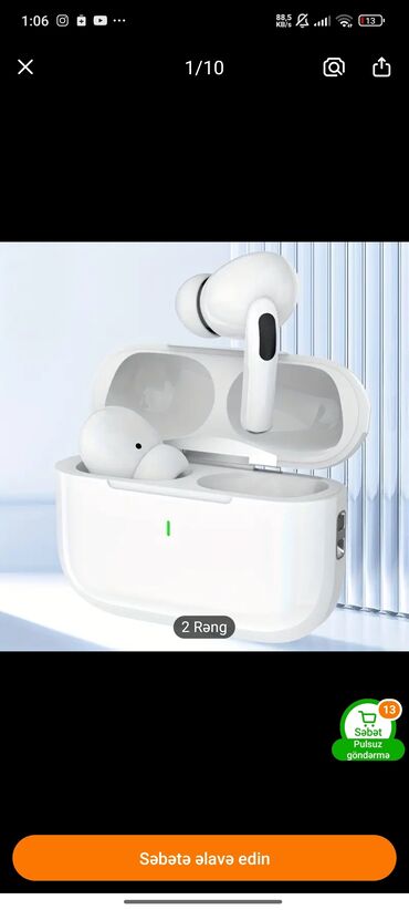 Lixiang: Yeni airpods pro satışda PAYIZ ENDİRİMİ 30 YOX CƏMİ 18 AZN🔥.Orginal