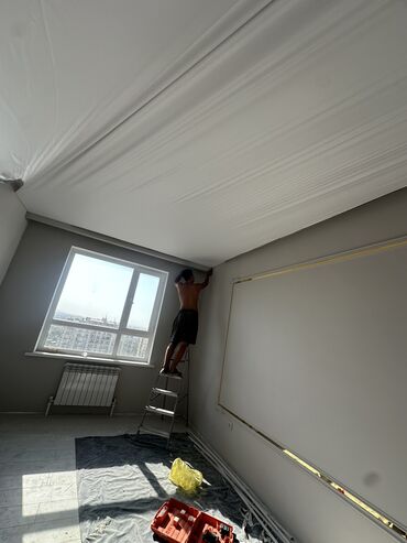 Потолочные работы: Монтаж потолков | Багет Больше 6 лет опыта at lalafo.kg — 18 Потолочные работы: Монтаж потолков | Багет Больше 6 лет опыта — 18
