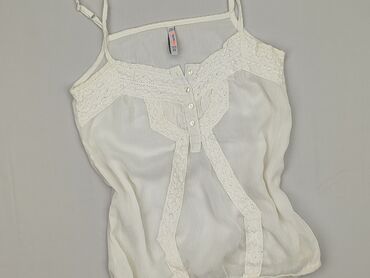 białe t shirty basic: FB Sister, Women`s top, size XS (EU 34)