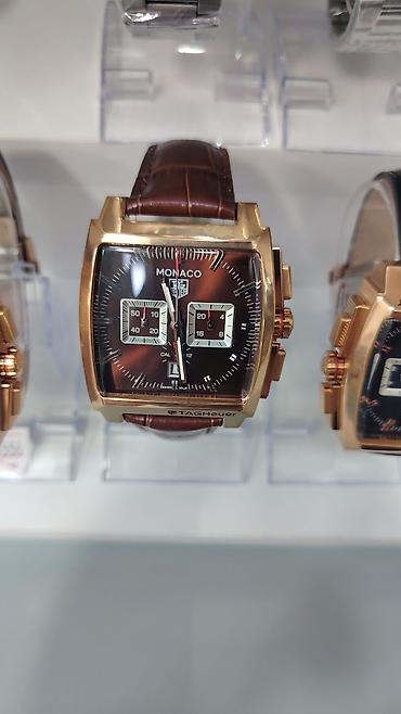 3d saat: TAG Heuer Monaco kolleksiyası – kvadrat korpuslu, xronoqraf funksiyalı — 2