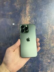 продаю б у телефон: IPhone 13 Pro, Б/у, 256 ГБ, Зеленый, Защитное стекло, Чехол, 100 %