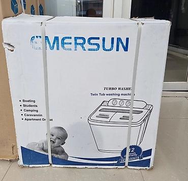 Məişət texnikası: Yariavtomat Paltaryuyan maşın Emersun Çin istehsalı Qoşa iki — 9