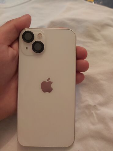 iphone 5s telfon: IPhone 13, 128 GB, Ağ, Simsiz şarj, Face ID, Sənədlərlə