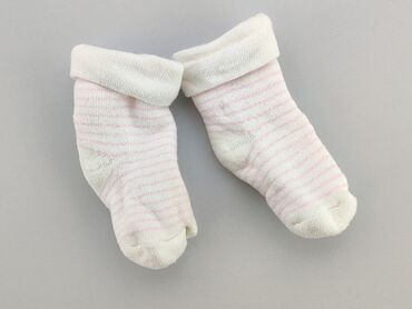 cienkie bawełniane skarpetki dla dzieci: Socks, 16–18, condition - Very good