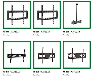 tv asılqan: Hər Növ TV Asılqanları və Kronşteyn Çeşidləri 14"-85" diaqonallı LED — 2