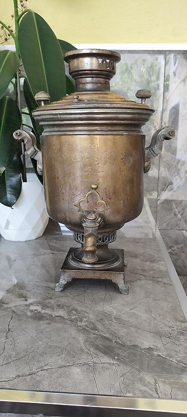 samavar qiyməti: Antik samovar – “Товарищество паровой самоварной фабрики наследников — 1