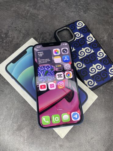 куплю стиральную машину бу на запчасти: IPhone 12, Б/у, 256 ГБ, Голубой, Чехол, Кабель, Коробка, 100 %