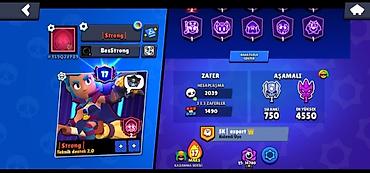 bijuterya: Brawl Stars oyun hesabı - Kupa yolu: 30 432 - Səviyyə nişanı: 17 - — 3